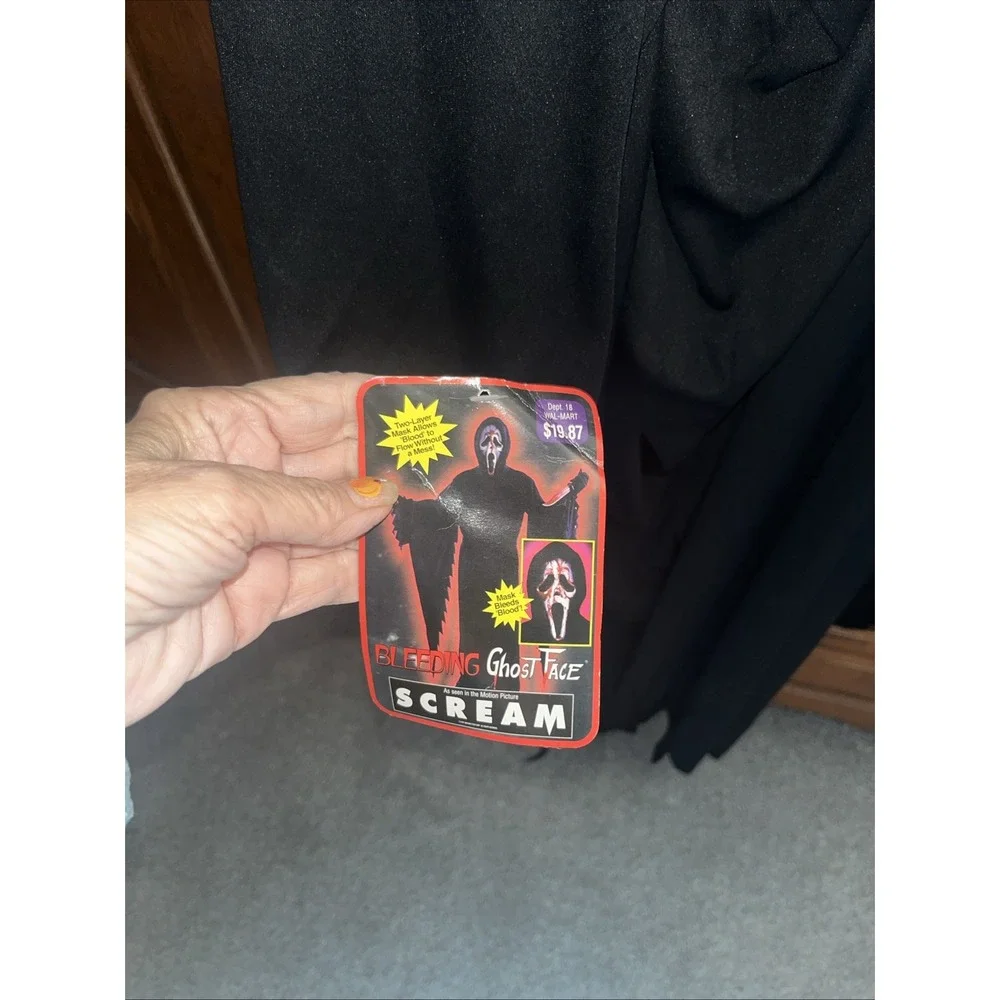 Rare‎ Adult 1997 Bleeding Ghost Face Costume Scream Fits Up To Between New